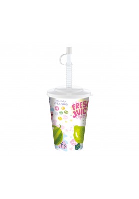 031274 HOBBY JUICE CUP WITH STRAW 500 ML
